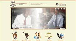 Desktop Screenshot of buwuleandmayiga.com